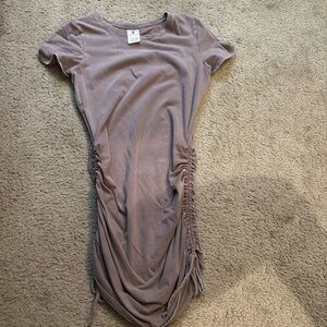 Small ruched body con dress
